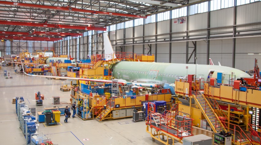 Airbus A320 productie