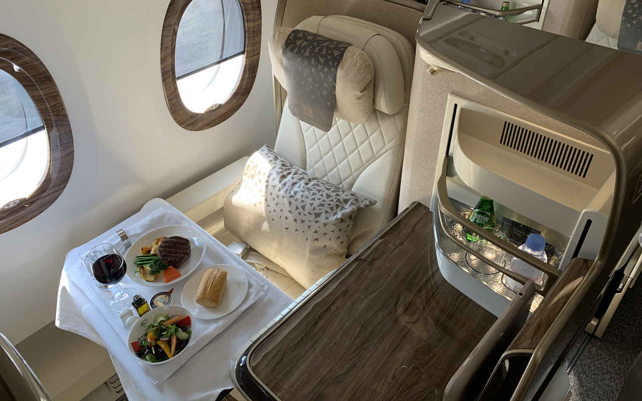 Emirates A350 business